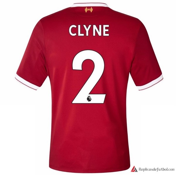 Camiseta Liverpool Primera equipación Clyne 2017-2018